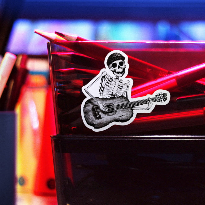 Dead Guitar Hero sticker