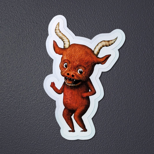 Dancing Devil sticker